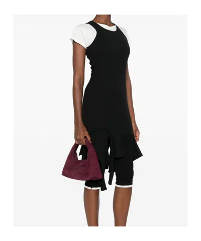 Marc Jacobs Mini Sack Bag Suede Finish In Purple