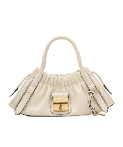 Marc Jacobs Small Satchel Bag Gold-tone Hardware In White