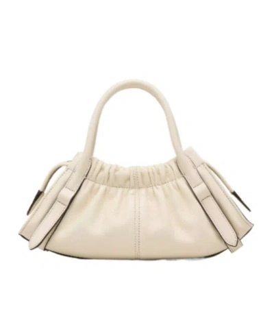 Marc Jacobs Small Satchel Bag Gold-tone Hardware In White