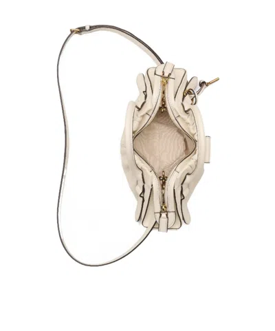 Marc Jacobs Small Satchel Bag Gold-tone Hardware In White