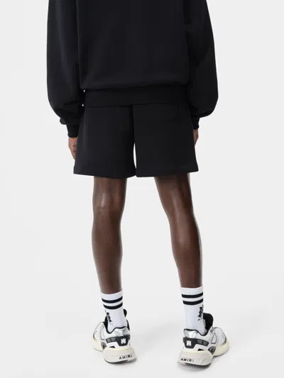 Amiri Logo-embroidered Drawstring Shorts In Black