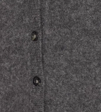 Roberto Collina Button Long-sleeved Sweater In Brown