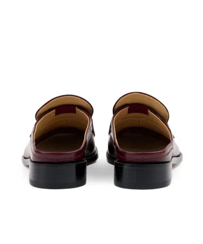 Mm6 Maison Margiela Loafer-style Mules In Red