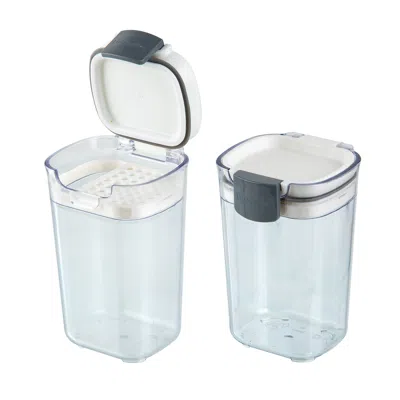 Progressive International Progressive Prepworks Seasoning Prokeeper Storage Container, Set Of 2, Clear