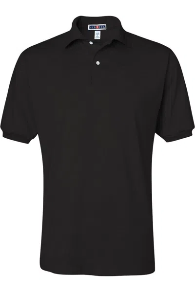 Jerzees Spotshield 50/50 Polo In Black