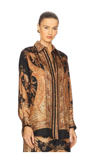 Zimmermann Longline Paisley Pattern Top In Multi