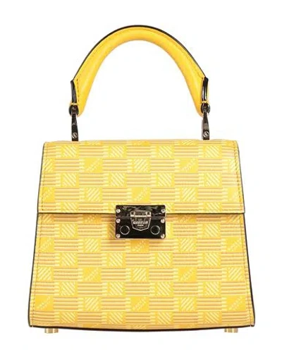 Moreau Paris Woman Handbag Yellow Size - Textile Fibers