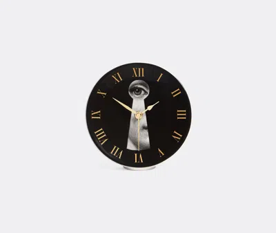 Fornasetti Graphic Eye-motif Clock In Multi