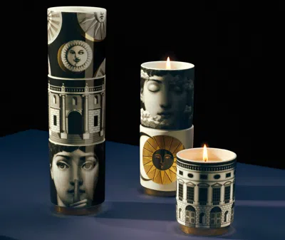 Fornasetti Giorno E Notte Candle In Multi