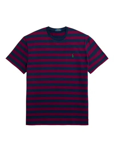 Polo Ralph Lauren Men's Classic-fit Striped Jersey T-shirt In Blue