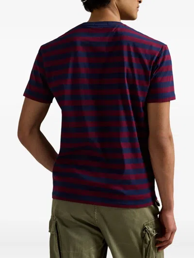 Polo Ralph Lauren Men's Classic-fit Striped Jersey T-shirt In Blue