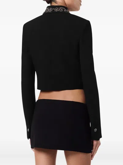 Versace Blazer Informal In Crepe Di Lana Light Weight In Multi