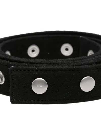 Rick Owens Drkshdw Drkshdw By Rick Owens Fabric Belt In Black