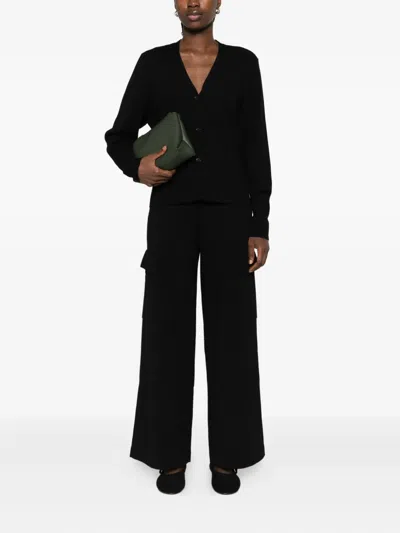 P.a.r.o.s.h Drawstring Pocket Trousers In Black