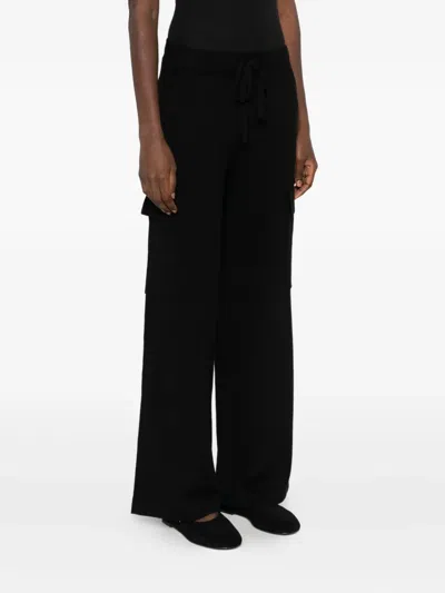 P.a.r.o.s.h Drawstring Pocket Trousers In Black