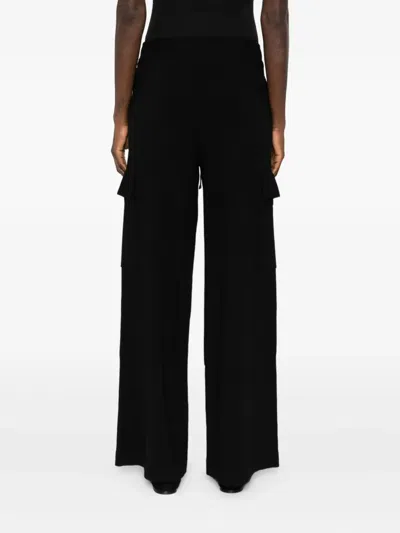P.a.r.o.s.h Drawstring Pocket Trousers In Black