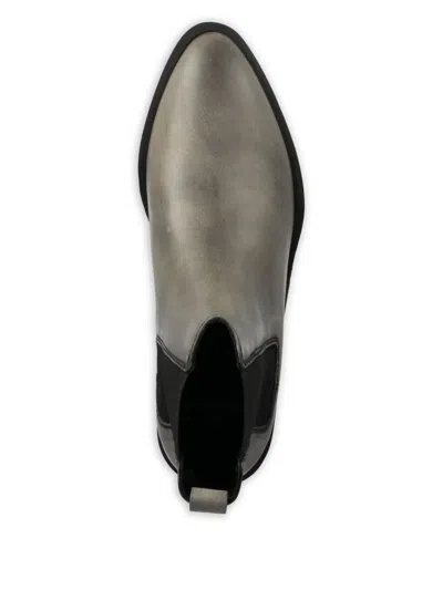 Copenhagen Elastic-panel Pointed-toe Boots In Gray