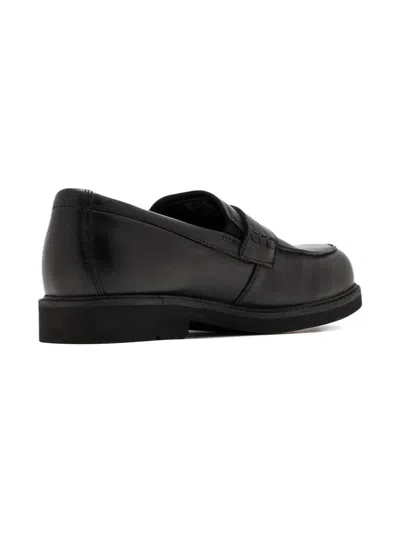 Ecco Leather Penny Loafers In Multi