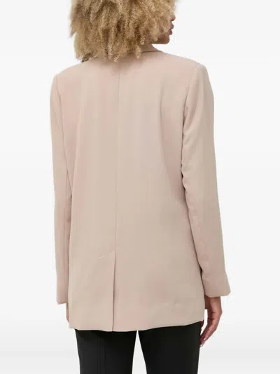 Notes Du Nord Single-breasted Button Blazer In Neutral