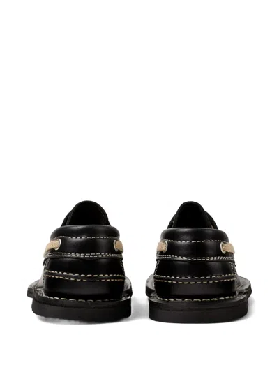 EKI 皮质系带帆船鞋