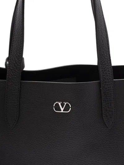 Valentino Nellcote Shopper Medium Studded Detailing In Black