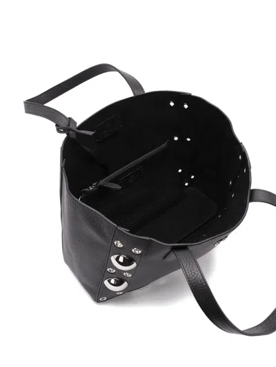 Valentino Nellcote Shopper Medium Studded Detailing In Black