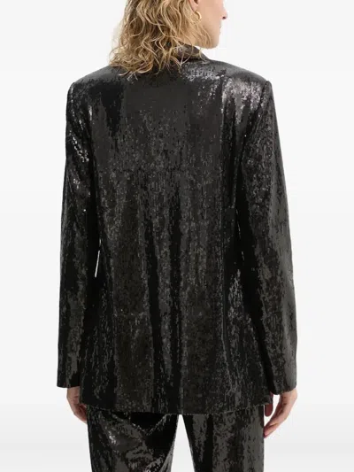 Bruuns Bazaar Daphnebbidaia Sequin-embellished Blazer In Gray