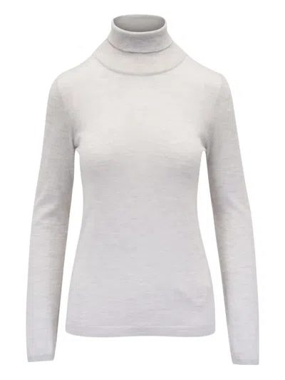 Brunello Cucinelli Turtleneck Sweater In Gray