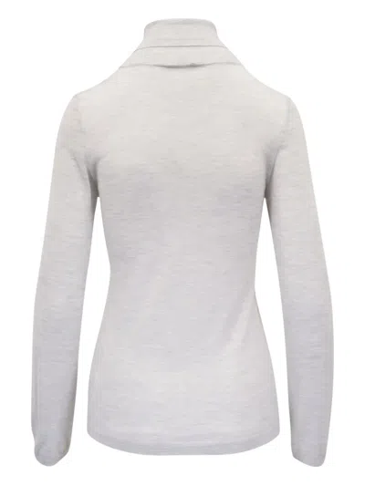Brunello Cucinelli Turtleneck Sweater In Gray