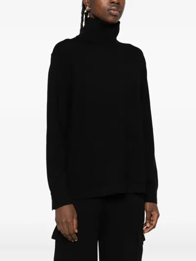 P.a.r.o.s.h Turtleneck Long-sleeve Sweater In Black