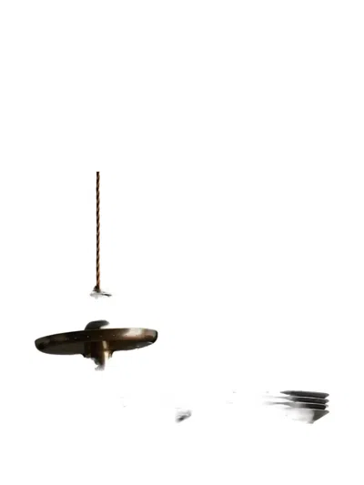 Hestialiving Epoch Geometric-pattern Serving Tray (46 Cm) In Brown