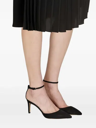 Ferragamo 80mm Leather Pumps In Black