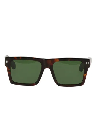 玳瑁纹方形镜框太阳眼镜