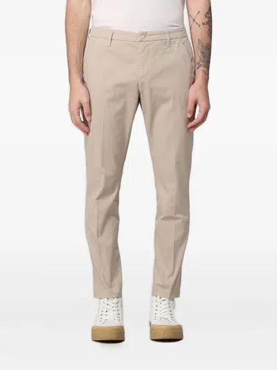 Dondup Tapered Trousers In Neutral