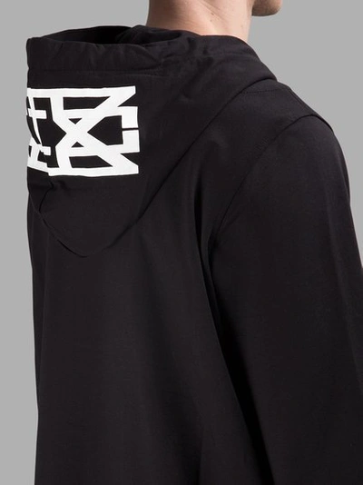 Shop Ktz Men's Black Long Hoodie