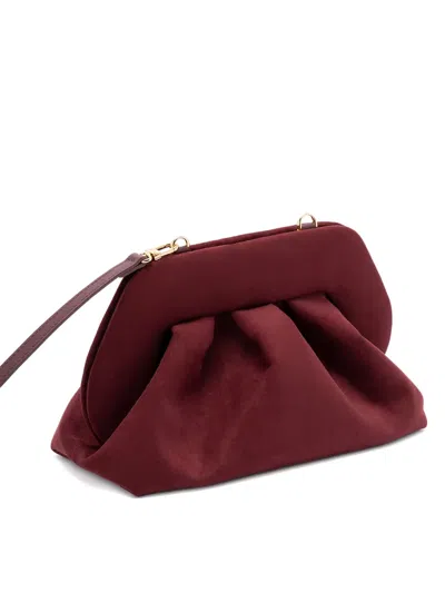 Themoirè Tia Suede Prune Bag In Red