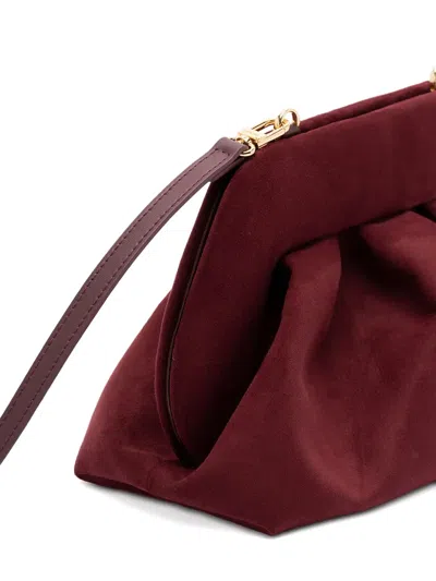 Themoirè Tia Suede Prune Bag In Red