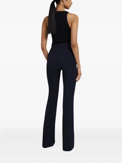 Safiyaa Alexa Flared Trousers In Blue