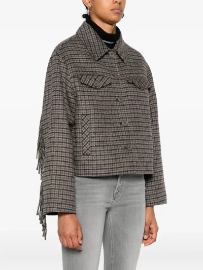 P.a.r.o.s.h P. A.r. O.s. H. Jacket Double Fantasy In Gray