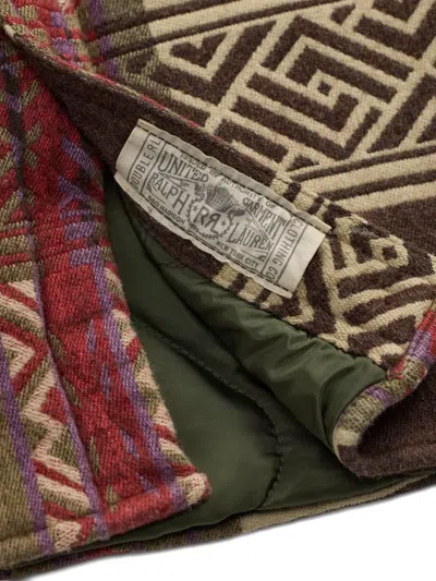 Rrl Checked Padded Shirt Jacket In Multi