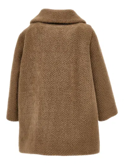 紋理雙排扣外套