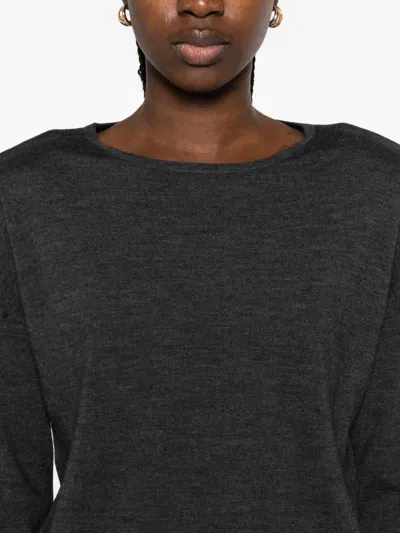 P.a.r.o.s.h Long-sleeve Midi Dress In Black