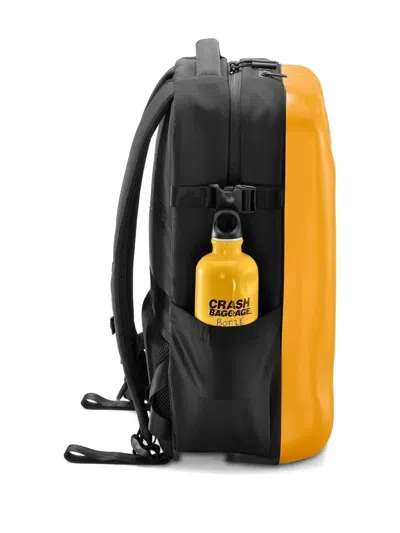 Crash Baggage Deformed-panel Backpack In Yellow