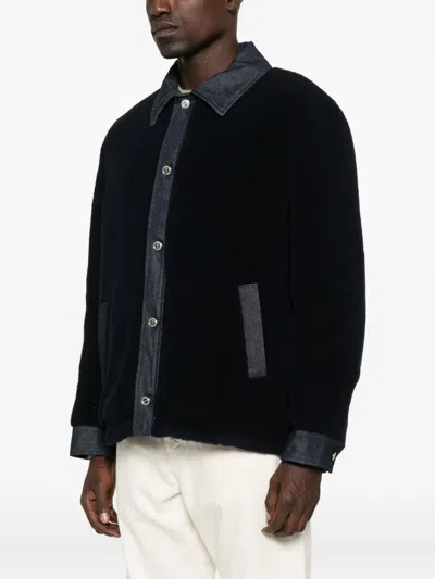 Apc A.p.c. Outerwears In Blue
