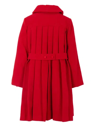 蝴蝶结细节褶饰外套