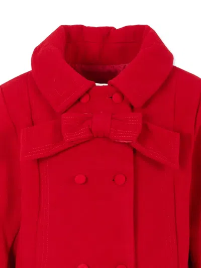 蝴蝶结细节褶饰外套