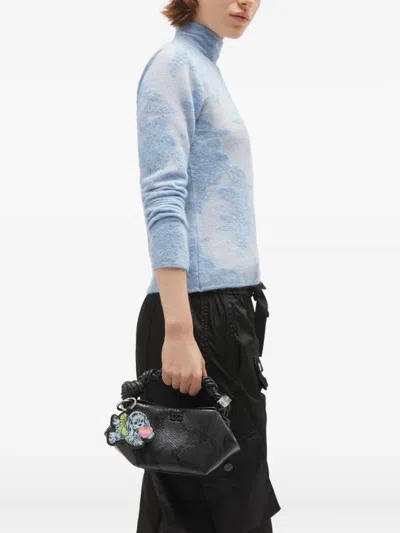 BOU 旋褶手柄迷你手提包