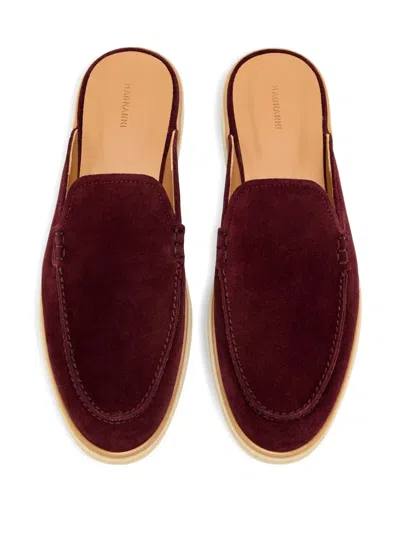 绒面皮平底穆勒鞋