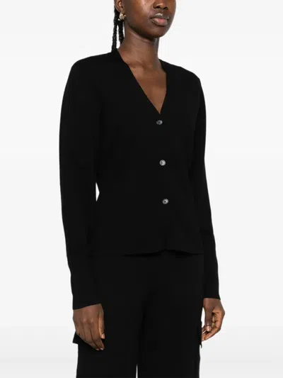 P.a.r.o.s.h Button-front Cardigan In Black
