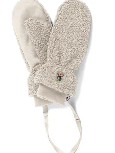 Parajumpers Panelled Mittens In Neutral